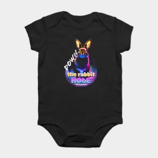 down the rabitt hole Baby Bodysuit